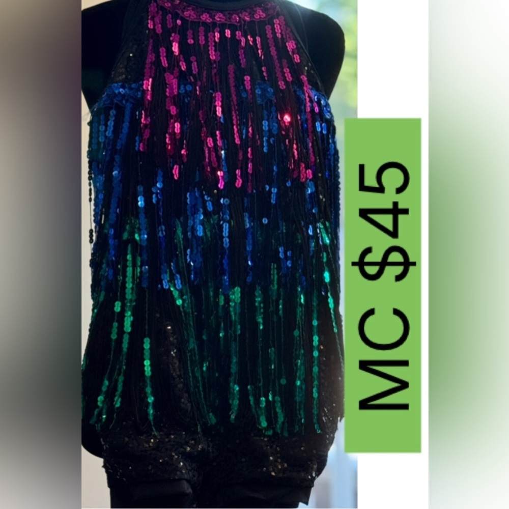 Multicolor Sequin dance costume  $45 MC